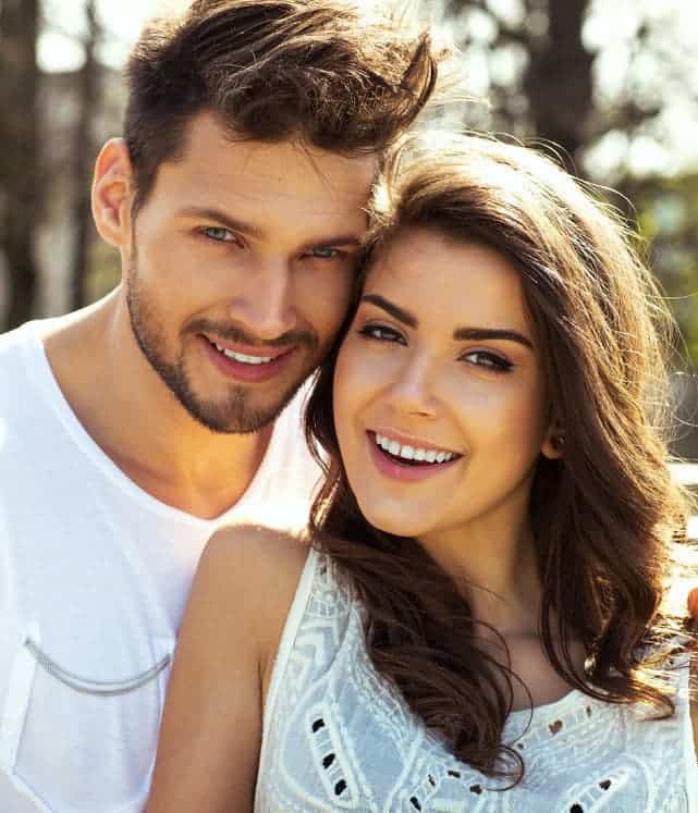 42806370 - summer portrait of beautiful happy couple